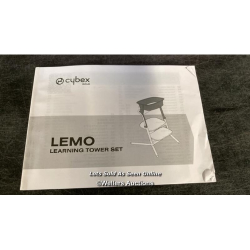 8172 - RRP: �52 CYBEX LEMO LEARNING TOWER HIGHCHAIR ACCESSORY / GREY / APPEARS NEW  / G53