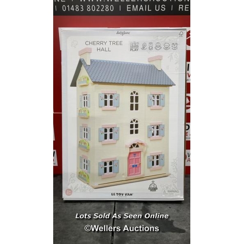 8187 - RRP: �219 - LE TOY VAN DAISY LANE CHERRY TREE HALL / APPEARS NEW  / P4