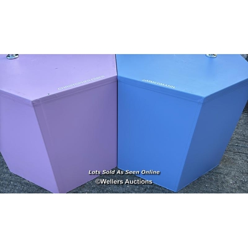 8228 - EX-DISPLAY HEXAGONAL PLINTH / SEE IMAGES