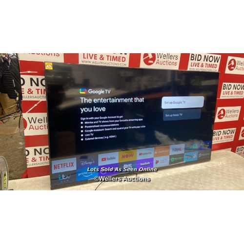 8600 - SONY KD50X80LU 50 INCH 4K ULTRA HD SMART TV  / POWERS UP WITH PICTURE , SOUND WORKING, EXCELLENT CON... 