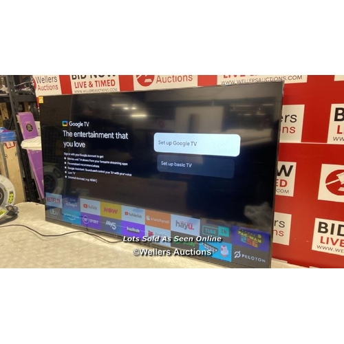 8600 - SONY KD50X80LU 50 INCH 4K ULTRA HD SMART TV  / POWERS UP WITH PICTURE , SOUND WORKING, EXCELLENT CON... 