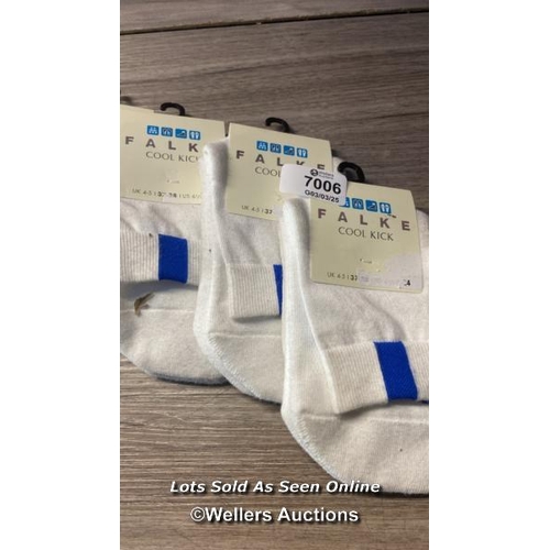 7006 - X5 NEW FLAKE COOL KICK SOCKS - NEW WITH TAGS BUT DIRTY - SIZES 37-38 - SEE IMAGES / G11