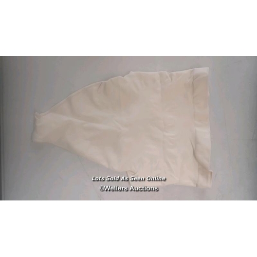 7036 - NEW SKIMS HIGH WAIST THONG - SAND - LARGE - RRP: �34 - SEE IMAGES / G11