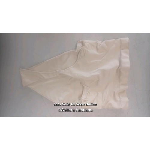 7036 - NEW SKIMS HIGH WAIST THONG - SAND - LARGE - RRP: �34 - SEE IMAGES / G11