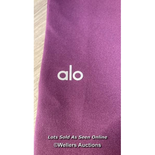 7049 - NEW ALO LEGGINGS - LARGE - PURPLE - SEE IMAGES / G11