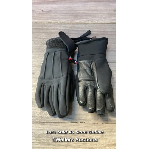 7063 - NEW FUSALP WATERPROOF GLOVES - BLACK - SIZE 7 - SEE IMAGES / G11