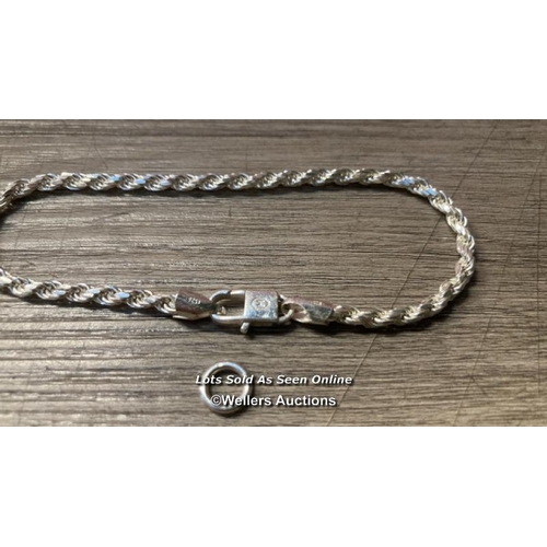 4738 - HATTON LABS BRACELET ROPE CHAIN / 21.5CM / APPEARS NEW / RRP: 190 / G35