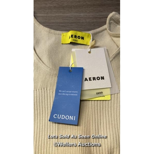 4819 - AERON SHELL TOP / M / CREAM / NEW WITH TAGS / RRP: 275 / G44