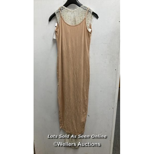 4831 - SPORTMAX AFOSO DRESS / S / BIANCO OTTICO / NEW WITH TATGS / S / RRP: 2635 / WITH IMPERFECTION ON THE... 