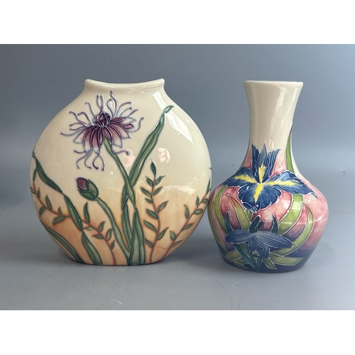 21 - A group of seven vases including Royal Doulton 'Persian' pattern, tallest 23cm high / T12