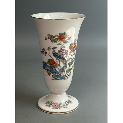 21 - A group of seven vases including Royal Doulton 'Persian' pattern, tallest 23cm high / T12