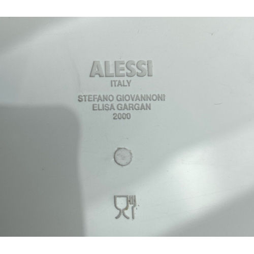 38 - Two Alessi plastic bread bins, 46cm wide / T17