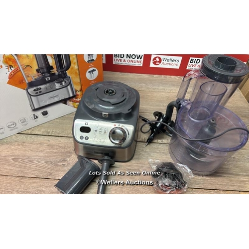 1038 - KENWOOD MULTIPRO COMPACT FOOD PROCESSOR, FDM71.450 / POWERS UP / SIGNS OF USE / SEE IMAGES / A21