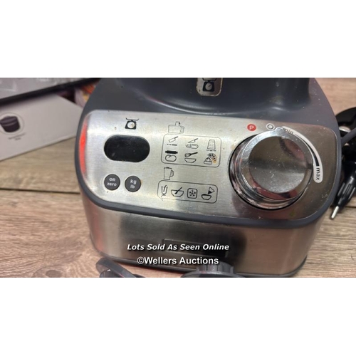 1038 - KENWOOD MULTIPRO COMPACT FOOD PROCESSOR, FDM71.450 / POWERS UP / SIGNS OF USE / SEE IMAGES / A21