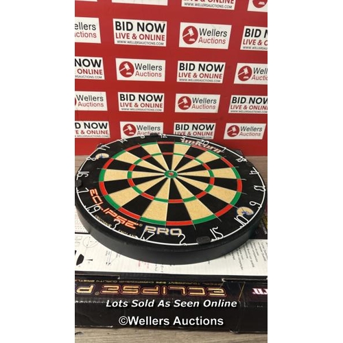 1062 - UNICORN ECLIPSE PRO BRISTLE DARTBOARD / APPEARS NEW / SEE IMAGES / A31