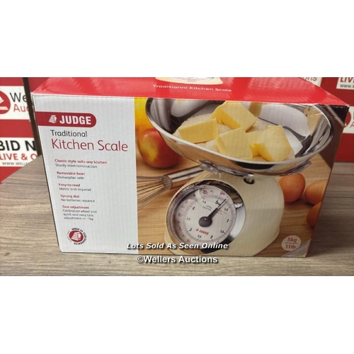 1064 - JUDGE TRADITIONAL KITCHEN SCALE / APPEARS NEW OPEN BOX / A27