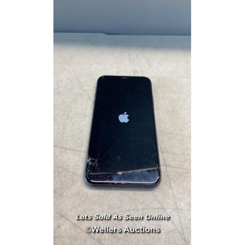 1837 - IPHONE 11/ A2221/ BLACK/ 64GB/ IMEI: 352923113802398/ I-CLOUD UNLOCKED  / H52