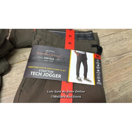 10 - 14X GENTS NEW WEATHERPROOF TROUSERS / MEDIUM / C17 [279066]