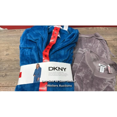 111 - LADIES NEW DKNY ROBE (M) AND LOUNGE SET (L) / C15 [280830]