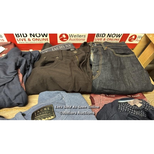 119 - GENTS PRE-OWNED CLOTHING IN MOSTLY GOOD CONDITION INCL. TED BAKER AND LEVIS JEANS / C7 [280830]