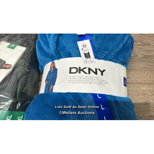 122 - LADIES NEW DKNY ROBE (L) AND LOUNGE SET (XL) / C7 [280830]