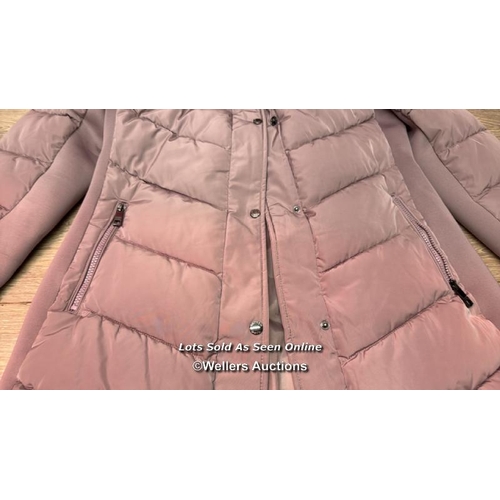 167 - LADIES PRE-OWNED ANDREW MARC HOODED JACKET / M / RAIL [280830]