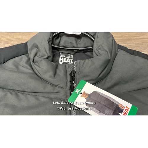 172 - GENTS NEW 32 DEHREE HEAT GILLET / XL / RAIL [280830]