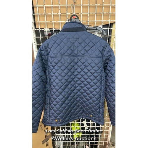 173 - GENTS PRE-OWNED CREW CLOTHING QUILTED JACKET / M / RAIL [280830]