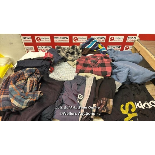 190 - LARGE QTY. OF PRE-OWNED CLOTHING / SEE IMAGES / B7 [280830]