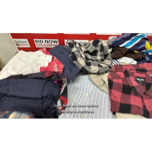 190 - LARGE QTY. OF PRE-OWNED CLOTHING / SEE IMAGES / B7 [280830]