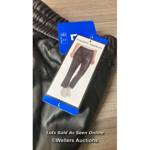 191 - APROXX. 30-40 LADIES NEW HILARY RADLEY FAUX LEATHER TROUSERS / MIXED SIZES / SEE IMAGES / B8 [280830... 