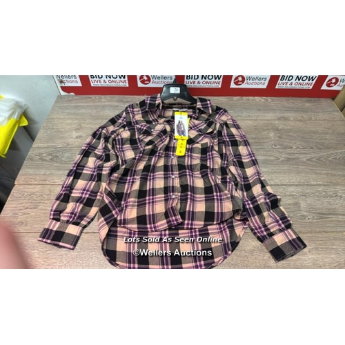 217 - LADIES NEW JACHS CHECKED SHIRT / S / RAIL [280830]