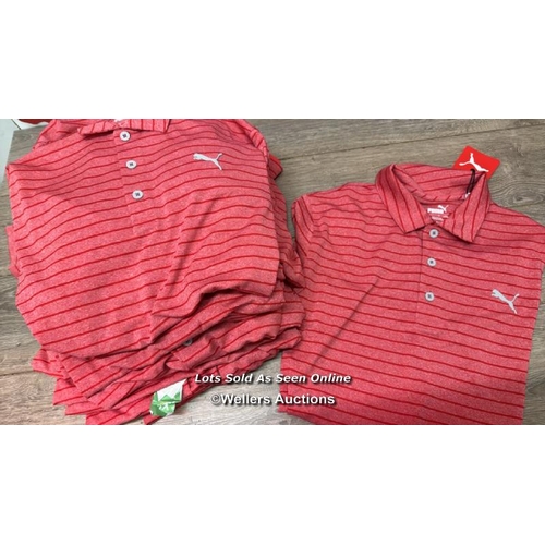 22 - X19 GENTS NEW PUMA SKI PATROL POLO SHIRTS - MIXED COLOURS - MIXED SIZES - SEE IMAGES / C18 [279066]