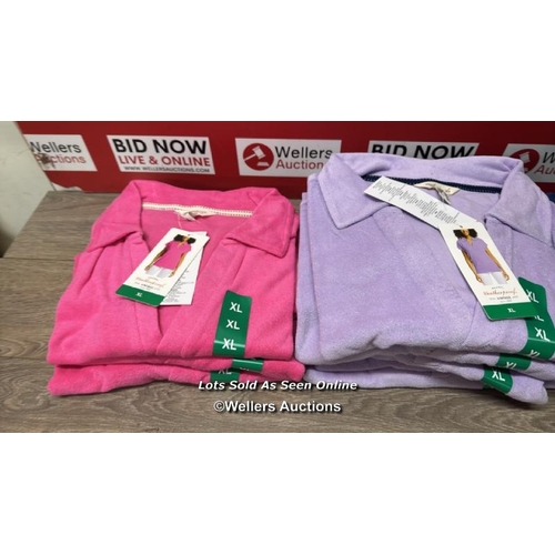 242 - 15X LADIES NEW WEATHERPROOF VINTAGE TOWELING TOPS / X-LARGE / B9 [63410]