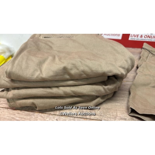 26 - X5 GENTS NEW REPLAY SHORTS - MIXED SIZES - BEIGE - SEE IMAGES / C19 [279066]