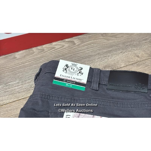 294 - GENTS NEW ENGLISH LAUNDRY 5 POCKET PANT / 38X32 / B31 [63410]