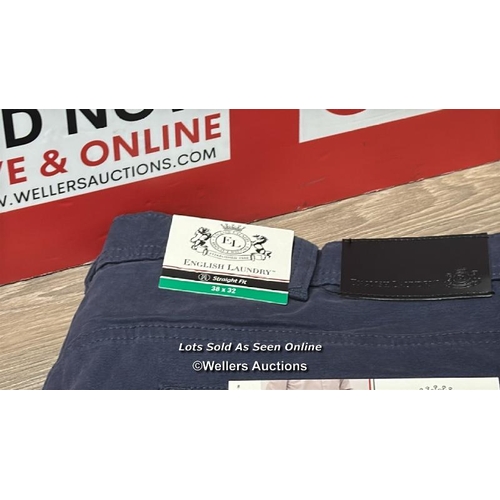 297 - GENTS NEW ENGLISH LAUNDRY 5 POCKET PANT / 38X32 / B31 [63410]