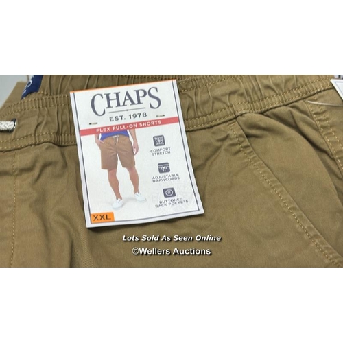 327 - 10X PAIRS OF GENTS NEW CHAPS FLEX PULL-ON SHORTS / SEE IMAGES / B32 [63410]