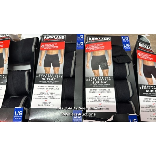 74 - 13X GENTS NEW KIRKLAND SIGNATURE CLASSIC BOXER BRIEFS / L / C13 [279066]