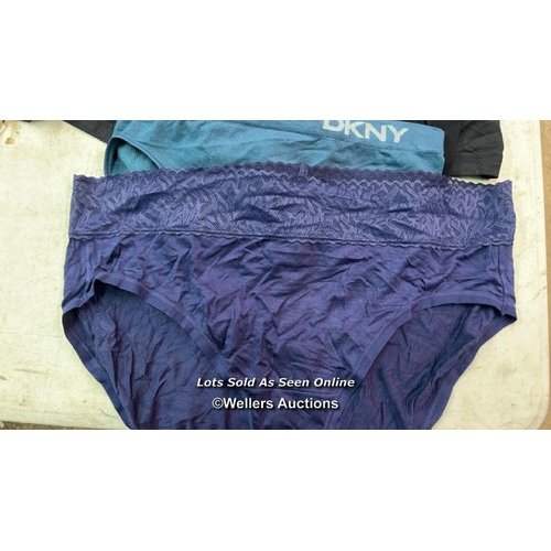 82 - LADIES NEW UNDERWEARR INCL. ELLE & MIDNIGHT / MIXED SIZES / C14 [279066]