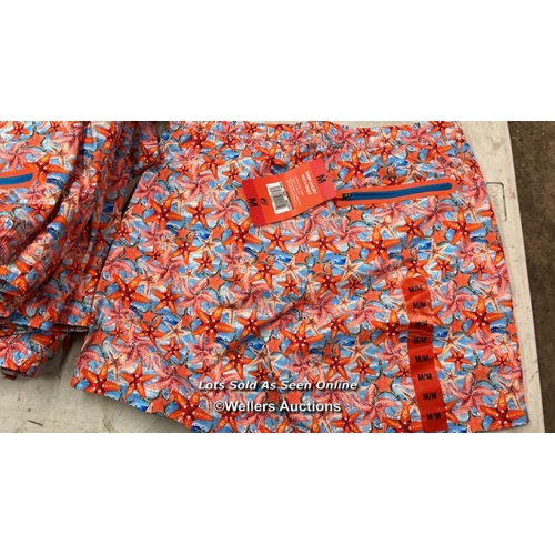 86 - 9X GENTS NEW SWIMS SWIM SHORTS / M / C14 [279066]