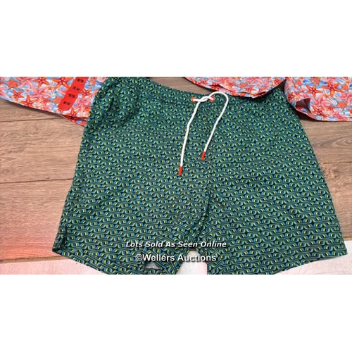 87 - 9X GENTS NEW SWIMS SWIM SHORTS / M / C14 [279066]