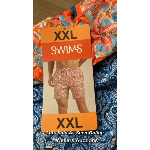 88 - 2X GENTS NEW SWIMS SWIM SHORTS / XL / C14 [279066]