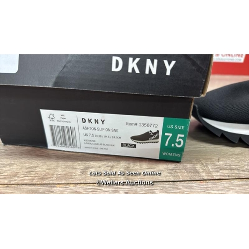 95 - LADIES NEW DKNY ASHTON SLIP ON TRAINER / UK 4.5 / C15 [279066]