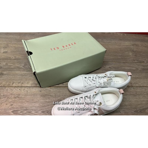 96 - LADIES NEW TED BAKER RILEY-100 TRAINERS / UK 5 / C15 [279066]