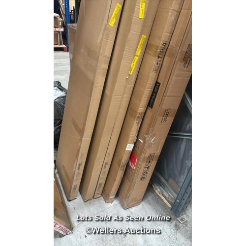 1004 - PALLET OF MIXED FLAT PACKED FURNITURE / SEE IMAGES FOR CONTENTS AND CONDITION / COLLECTION FROM DART... 