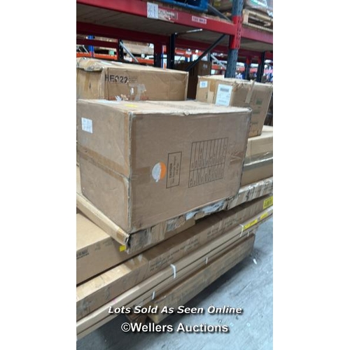 1008 - PALLET OF MIXED FLAT PACKED FURNITURE / SEE IMAGES FOR CONTENTS AND CONDITION / COLLECTION FROM DART... 