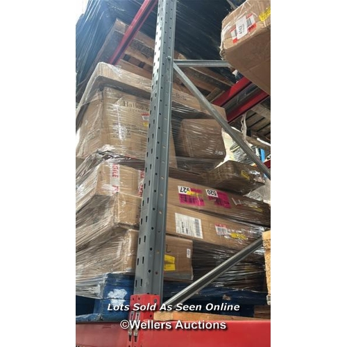 1011 - PALLET OF MIXED FLAT PACKED FURNITURE / SEE IMAGES FOR CONTENTS AND CONDITION / COLLECTION FROM DART... 