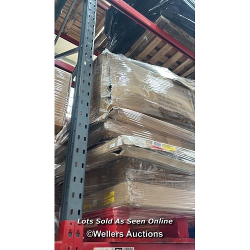 1011 - PALLET OF MIXED FLAT PACKED FURNITURE / SEE IMAGES FOR CONTENTS AND CONDITION / COLLECTION FROM DART... 