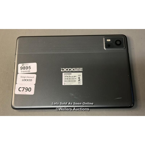 9895 - DOOGEE TABLET MODEL-T10E / S/N:T10E000000000004611